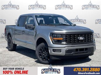 2025 Iconic Silver Metallic Ford F-150 STX Truck Automatic RWD 2.7L V6 EcoBoost Engine