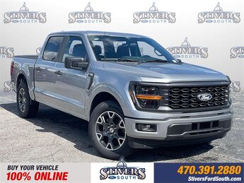 2025 Iconic Silver Metallic Ford F-150 STX Truck Automatic 4 Door