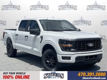 2025 Oxford White Ford F-150 STX 4X4 2.7L V6 EcoBoost Engine Automatic Truck