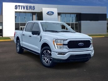 2021 White Ford F-150 XL Automatic 5.0L V8 Engine 4X4 4 Door Truck