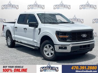 2025 Oxford White Ford F-150 XL 4 Door Truck 3.5L PowerBoost Full-Hybrid V6 Engine