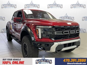 2025 Rapid Red Metallic Tinted Clearcoat Ford F-150 Raptor Automatic 3.5L V6 EcoBoost Engine 4 Door