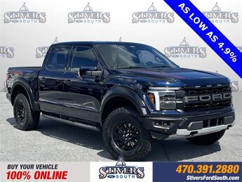 2024 Agate Black Metallic Ford F-150 Raptor 4 Door Automatic 3.5L V6 EcoBoost Engine