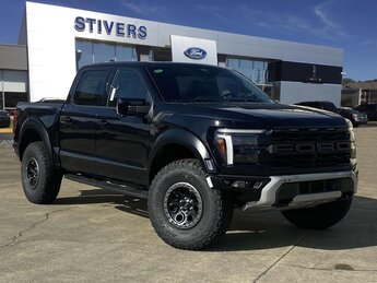 2025 Agate Black Metallic Ford F-150 Raptor Automatic 3.5L V6 EcoBoost Engine 4 Door Truck
