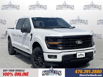 2025 Oxford White Ford F-150 XLT Automatic 3.5L PowerBoost Full-Hybrid V6 Engine 4X4 Truck