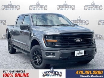 2025 Carbonized Gray Metallic Ford F-150 XLT 4X4 Truck 4 Door Automatic 3.5L PowerBoost Full-Hybrid V6 Engine