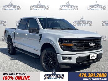 2025 Space White Metallic Ford F-150 XLT Truck 4X4 Automatic 4 Door