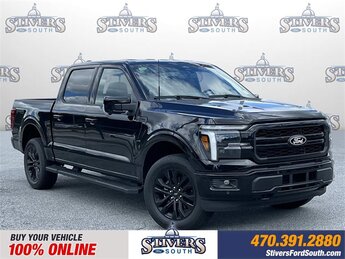 2025 Agate Black Metallic Ford F-150 Lariat Automatic Truck 4X4 4 Door