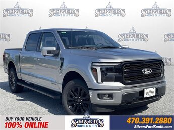 2025 Iconic Silver Metallic Ford F-150 Lariat 4X4 5.0L V8 Engine Automatic