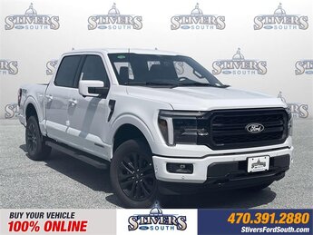 2025 Oxford White Ford F-150 Lariat 3.5L PowerBoost Full-Hybrid V6 Engine 4X4 Truck 4 Door Automatic