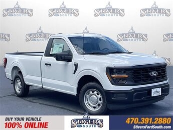 2025 Oxford White Ford F-150 XL Automatic 2.7L V6 EcoBoost Engine 2 Door