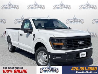 2025 Oxford White Ford F-150 XL 2 Door 2.7L V6 EcoBoost Engine Truck RWD Automatic