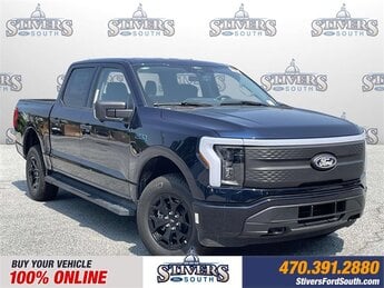 2025 Antimatter Blue Metallic Ford F-150 Lightning XLT AWD Electric Motor Engine Truck 4 Door Automatic
