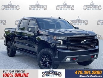 2022 Black Chevrolet Silverado 1500 LTD LT Trail Boss 4X4 Automatic Truck 4 Door