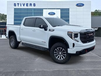 2023 Summit White GMC Sierra 1500 AT4 Automatic 4 Door 4X4 Truck 3.0L I6 Engine