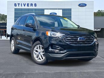 2021 Agate Black Metallic Ford Edge SEL EcoBoost 2.0L I4 GTDi DOHC Turbocharged VCT Engine 4 Door Automatic FWD SUV