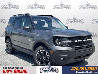 2025 Carbonized Gray Metallic Ford Bronco Sport Outer Banks 4 Door SUV 1.5L EcoBoost Engine Automatic 4X4