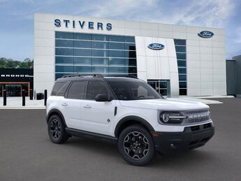 2025 Oxford White Ford Bronco Sport Outer Banks 4 Door Automatic 1.5L EcoBoost Engine SUV