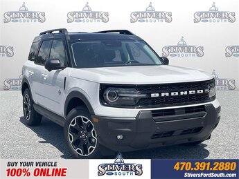 2025 Oxford White Ford Bronco Sport Outer Banks 4 Door Automatic SUV 1.5L EcoBoost Engine 4X4