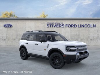 2025 Oxford White Ford Bronco Sport Badlands Automatic 4X4 SUV EcoBoost 2.0L I4 GTDi DOHC Turbocharged VCT Engine 4 Door