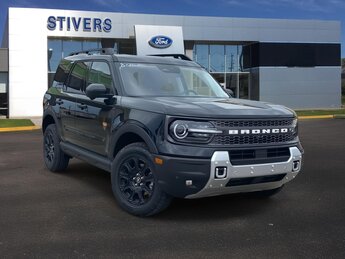2025 Shadow Black Ford Bronco Sport Badlands 4X4 SUV EcoBoost 2.0L I4 GTDi DOHC Turbocharged VCT Engine