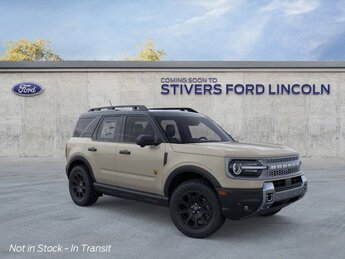 2025 Desert Sand Ford Bronco Sport Badlands EcoBoost 2.0L I4 GTDi DOHC Turbocharged VCT Engine Automatic 4 Door SUV 4X4