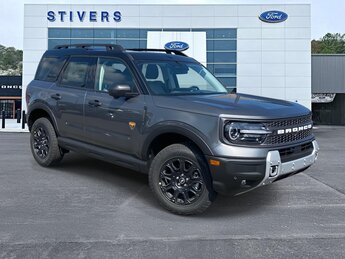 2025 Carbonized Gray Metallic Ford Bronco Sport Badlands 4X4 Automatic EcoBoost 2.0L I4 GTDi DOHC Turbocharged VCT Engine SUV