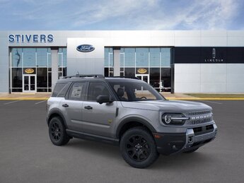 2025 Carbonized Gray Metallic Ford Bronco Sport Badlands 4 Door 4X4 SUV Automatic EcoBoost 2.0L I4 GTDi DOHC Turbocharged VCT Engine