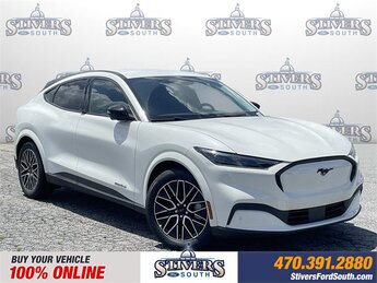 2025 Star White Metallic Tri-Coat Ford Mustang Mach-E Premium RWD SUV Electric Motor Engine