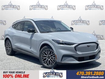 2025 Glacier Gray Metallic TriCoat Ford Mustang Mach-E Premium Automatic SUV RWD 4 Door Electric Motor Engine