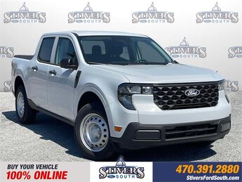 2025 Space White Metallic Ford Maverick XL 4 Door EcoBoost 2.0L I4 GTDi DOHC Turbocharged VCT Engine Automatic Truck AWD
