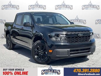 2024 Shadow Black Ford Maverick XLT FWD Truck Automatic (CVT) 4 Door 2.5L I-4 Hybrid Engine