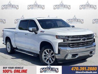 2020 Summit White Chevrolet Silverado 1500 LTZ 4 Door Automatic Truck 4X4 EcoTec3 6.2L V8 Engine