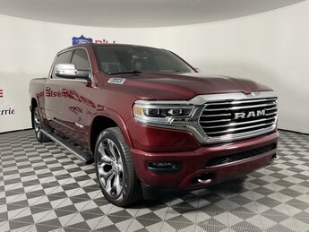 2023 Delmonico Red Pearlcoat Ram 1500 Laramie Longhorn 4 Door Truck Automatic 4X4 HEMI 5.7L V8 Multi Displacement VVT eTorque Engine