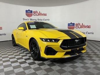 2024 Yellow Splash Metallic Tri-coat Ford Mustang GT 5.0L V8 Ti-VCT Engine Manual RWD Car