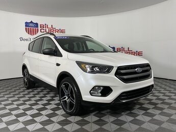 2019 White Platinum Metallic Tri-Coat Ford Escape SEL 1.5L EcoBoost Engine SUV FWD 4 Door Automatic