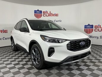 2025 Star White Metallic Tri-Coat Ford Escape ST-Line 1.5L EcoBoost Engine FWD Automatic