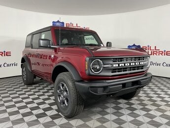 2025 Ruby Red Metallic Tinted Clearcoat Ford Bronco Big Bend Automatic 4X4 SUV 2.3L EcoBoost I-4 Engine 4 Door
