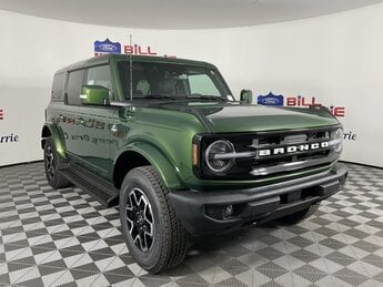 2025 Eruption Green Metallic Ford Bronco Outer Banks Automatic 4 Door 2.7L EcoBoost V6 Engine SUV 4X4