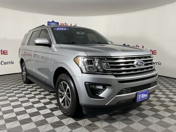 2021 Iconic Silver Metallic Ford Expedition XLT 4 Door RWD SUV EcoBoost 3.5L V6 GTDi DOHC 24V Twin Turbocharged Engine Automatic