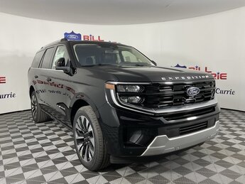 2025 Agate Black Metallic Ford Expedition Platinum EcoBoost 3.5L V6 GTDi DOHC 24V Twin Turbocharged Engine SUV 4X4