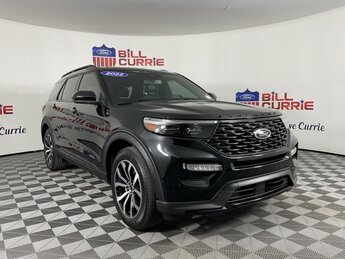 2022 Agate Black Metallic Ford Explorer ST-Line SUV RWD Automatic 2.3L EcoBoost I-4 Engine 4 Door