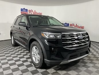 2025 Agate Black Metallic Ford Explorer Active RWD 4 Door 2.3L EcoBoost I-4 Engine Automatic SUV