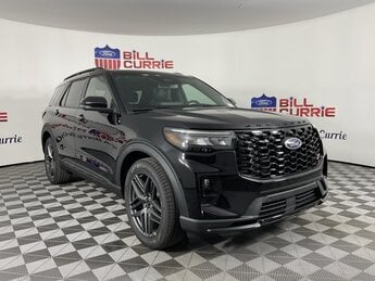 2025 Agate Black Metallic Ford Explorer ST SUV Automatic 3.0L EcoBoost V6 Engine 4 Door