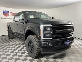 2024 Agate Black Metallic Ford Super Duty F-250 SRW Lariat Roush Truck 4X4 Automatic 6.7L High Output Power Stroke V8 Diesel Engine
