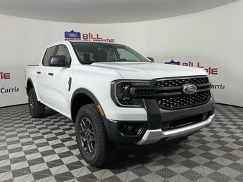 2025 Oxford White Ford Ranger XLT 4 Door Automatic EcoBoost 2.3L I4 GTDi DOHC Turbocharged VCT Engine