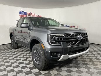 2025 Gray Ford Ranger XLT RWD EcoBoost 2.3L I4 GTDi DOHC Turbocharged VCT Engine 4 Door Automatic Truck