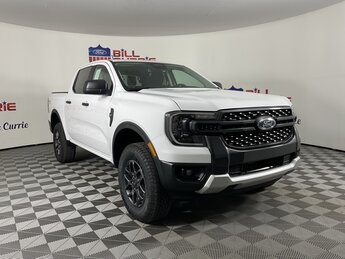2025 Oxford White Ford Ranger XLT 4X4 Automatic EcoBoost 2.3L I4 GTDi DOHC Turbocharged VCT Engine Truck 4 Door