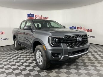 2025 Gray Ford Ranger XL EcoBoost 2.3L I4 GTDi DOHC Turbocharged VCT Engine Automatic 4 Door