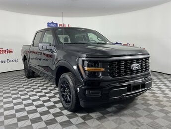 2025 Agate Black Metallic Ford F-150 STX Automatic Truck 2.7L V6 EcoBoost Engine
